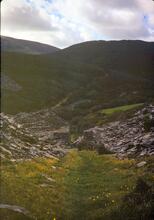 Abergynolwyn. Looking down Beudynewydd Incline. 25 September 1978