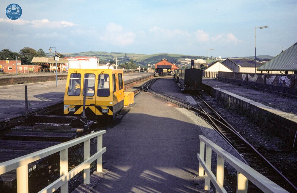 Aberystwyth. Vale of Rheidol platform. 20 July 1987
