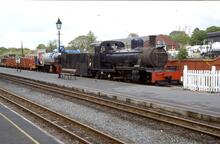 Former South African Railways steam locomotive class NG15 2-8-2, No  133. Dinas May 2003  (Ref017390E)