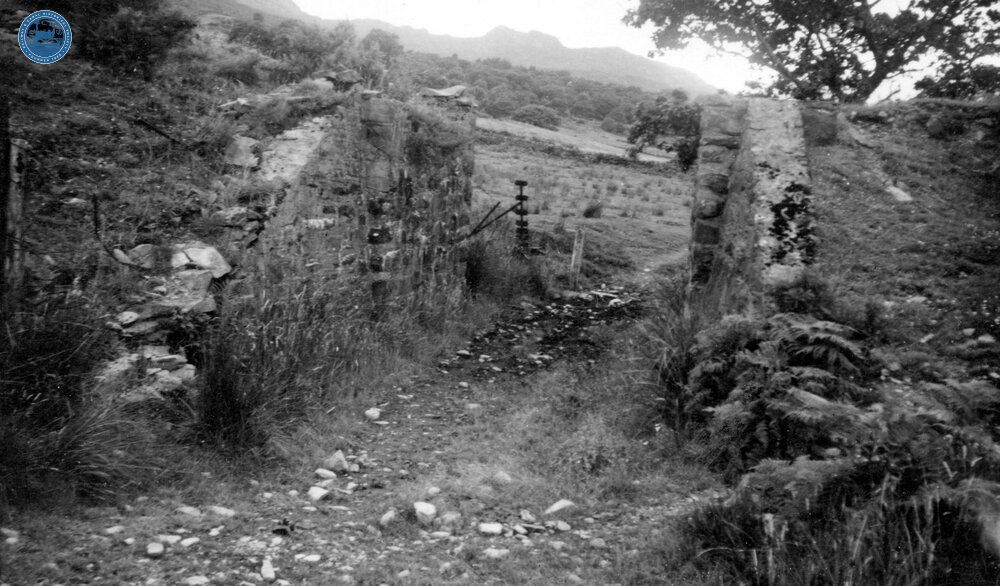 Portmadoc, Beddgelert and South Snowdon Railway Railway bridge remains North of Beddgelert.