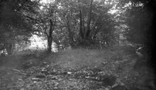 NWNGR main line right. The proposed line to Beddgelert straight on - never finished