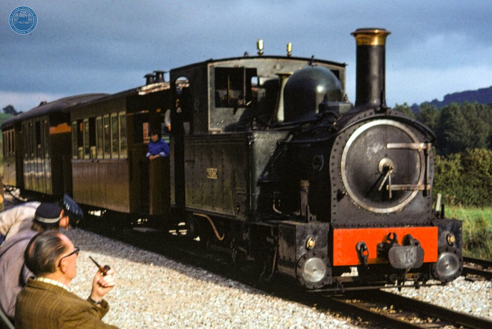 Welshpool & Llanfair Light Railway. 'The Earl' at Sylfaen. 23 September 1978