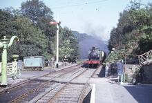 017073  GNR steam loco 0-6-0ST, LNER J52 class, 1923 no 4247, 1946 no 8846. BR 6846. Goathland 27 August 1975