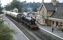 017105  LMS steam loco class 8F no 8233. Upper Arley 22 July 1977