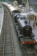 017106  LMS steam loco class 8F no 8233. Upper Arley 22 July 1977