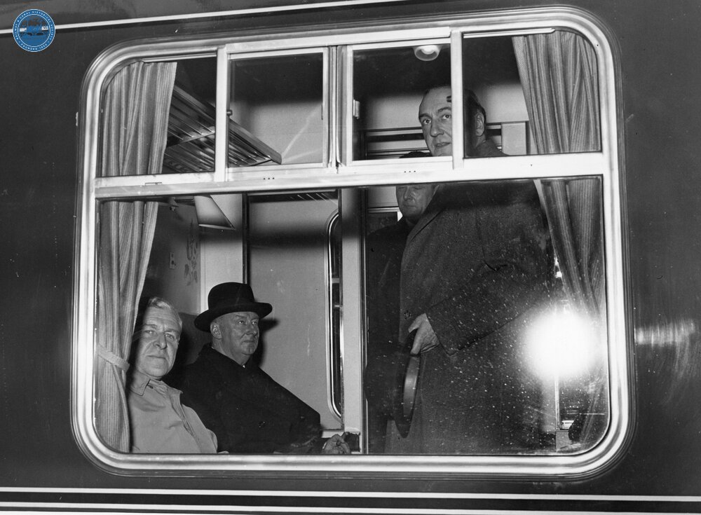 Four People in a Compartment on the same train as Sir Brian Robertson