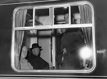 Four People in a Compartment on the same train as Sir Brian Robertson