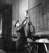 British Railways 1950s. British Transport Police at Work (Ref: 031463)