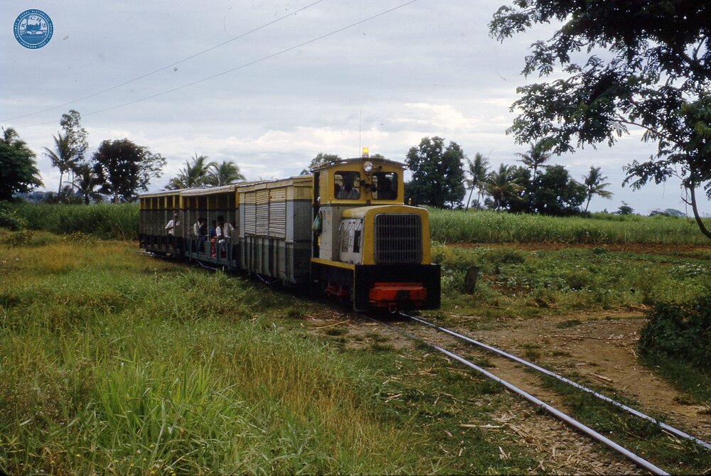 017819E Arrival of free train at Sigatoka.  03 November 1973