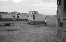 017840E Diesels in cane fields Taken from Free Train. Between Nadi and Lautoka. 3 November 1973