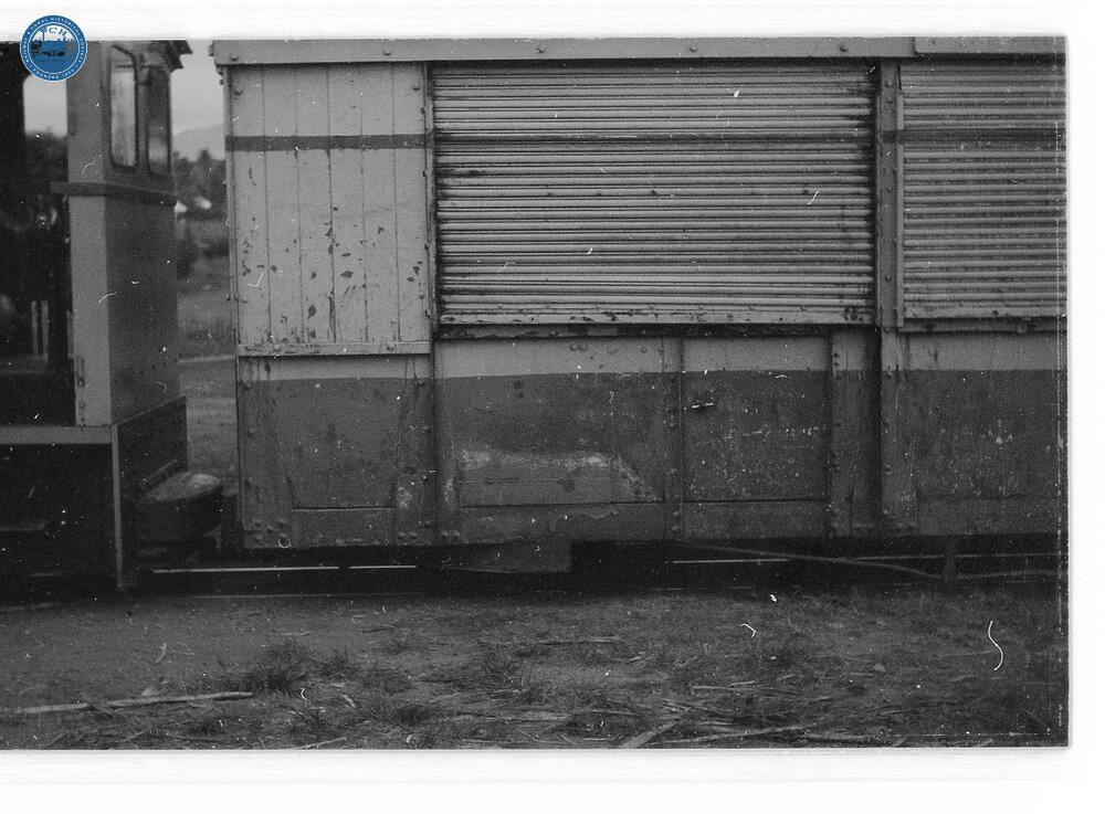 017853E Luggage van used on  the free train. Lautoka Mill 3 November 1973
