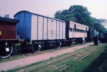 017967 Ind_5 Covered wagon, number 148 + Saloon for Oudor Oudh & Rohilkund Rly No ERC4910 