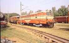 017976 Ind_14  Elecric locomotive 25V Kv, BB, Class WAM/1 number 20202, named "Jagjivan Ram". 