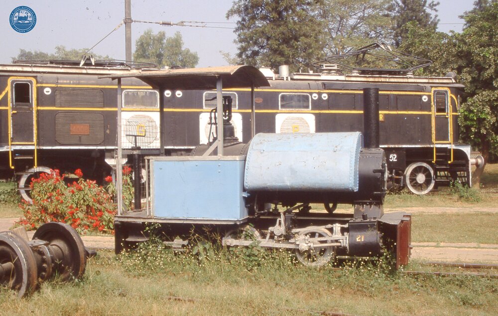 017983 Ind_21 Steam lcomotive, 2ft gauge, origially 0-4-2ST, later 0-4-0ST. Used in the Ledo Coal mine in Assam as a shuntmg engine. 