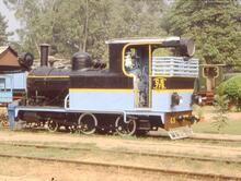 017993 Ind_31Steam locomotive which  ran between Shantipur and Nabadwip in the Sealdah divisonof the Eastern Rly. 