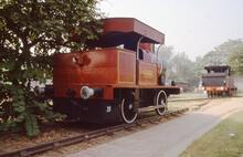 325003E Former East Indian Railway steam rail motor car, No. 1354. Delhi, National Railway Museum. 28 October 2000