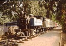 Jaipur State Railway metre-gauge 0-6-0 steam locomotive no TJ-643. Delhi, National Railway Museum. 28 October 2000