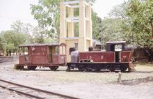 325030E Ind_68 PL698 Steam locomotive at Baripada in Orissa. 