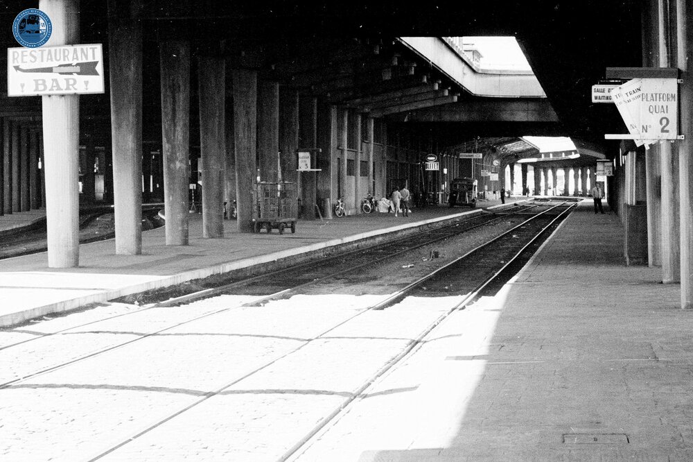 Boulogne Ville station, department of Pas-de-Calais, France. 21 August 1972