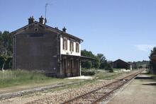 Vincelles station, Bourgogne-Franche-Comté, France. 29 May 1996