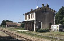 Vincelles station, Bourgogne-Franche-Comté, France. 29 May 1996