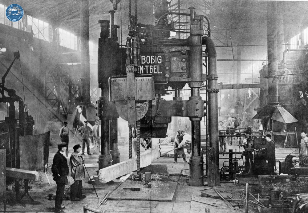 Borsig Locomotive Workshops, Tegel Near Berlin, 1914 (Ref: 031456)