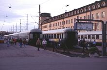 Helsinki Central station, Finland. Aug 1990