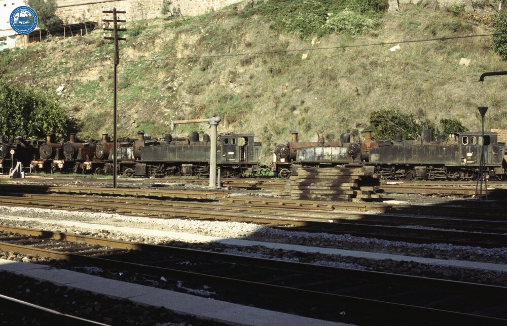 Regua station, Douro, Portugal. November 1996