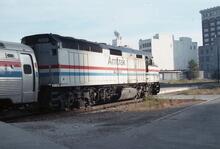 015298E 88_8_27 KansasCity Amtrak diesel 400 Kansas City  USA , 31 October 1988