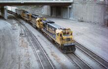 015300E 88_8_29  KansasCity Santa  Fe diesels. 2 November 1988 