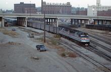 015327E 88_9_17 KansasCity Amtrak to Chicago 233, 245    3 November 1988