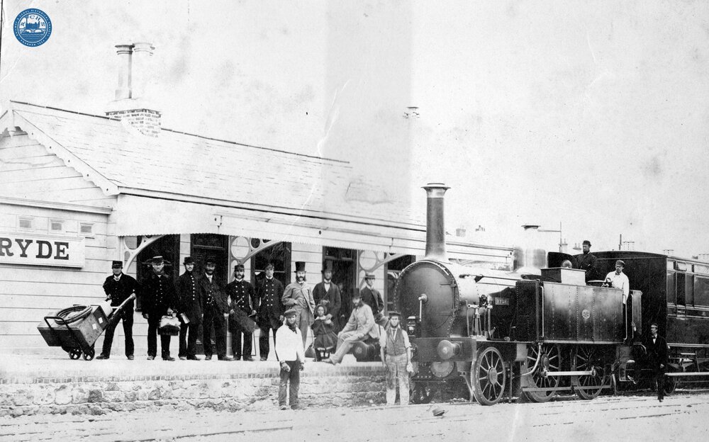Ryde St John's Road Station.  1860s (IOW @ 1m 19ch) (Ref: 030360)