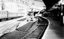 Ventnor Station - from North end (IWS @ 12m 44ch) September 1965