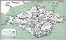 Isle of Wight Railways Map