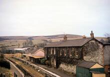 Wroxall station (IWS @ 11m 03ch), looking South. 13 March 1968