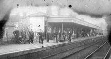 Oxted Station 1897. (SCU1 @ 20m 25ch) (Ref: 030307)