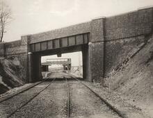 LBSCR / SECR Joint Line. Sanderstead Road Bridge No 497 (SCU1 @ 12m 29ch). January 1884