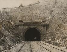 LBSCR / SECR Joint Line. Riddlesdown Tunnel, north portal (SCU1 @ 13m 48ch)