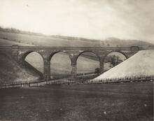 LBSCR / SECR Joint Line. Woldingham Viaduct. No 509 (SCU1 @ 16m 45ch). May 1884. Grid Ref. TQ 3531 5699