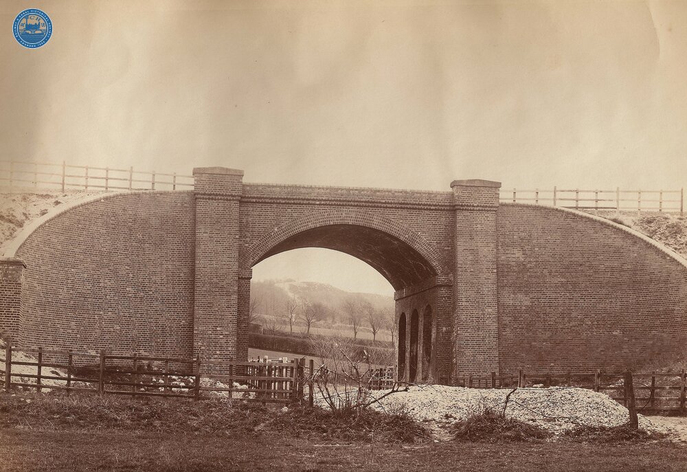 LBSCR / SECR Joint Line. North of Sanderstead Station. Underbridge No 496. (SCU1 @ 11m 75ch). May 1884