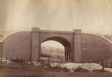 LBSCR / SECR Joint Line. North of Sanderstead Station. Underbridge No 496. (SCU1 @ 11m 75ch). May 1884