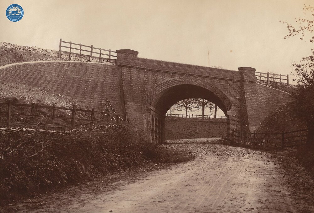 LBSCR / SECR Joint Line. Oxted, Chalk Pit Lane. Underbridge No 515 (SCU1 @ 19m 54ch). May 1884