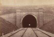 LBSCR / SECR Joint Line. Limpsfield Tunnel. Structure No 521 (SCU1 @ 20m 55ch - 21m 03ch) Portal. May 1884
