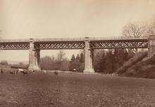 LBSCR / SECR Joint. Oxted Viaduct, west elevation. Bridge No 520 (SCU1 @ 20m 40ch - 20m 46ch). May 1884