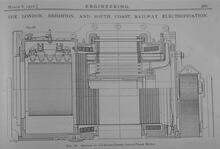017620E E_180  Diagram section of 115bhp single phase motor