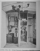 017625E E_185  Photograph High Tension Chamber Crystal Palace  coach
