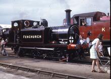 A1X Class 0-6-0T no 72 "Fenchurch". Shildon Rail 150 26 Audust 1975 (Ref: 017052)