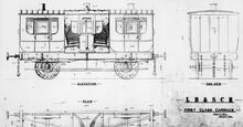 LB&SCR First Class Carriage 1866.