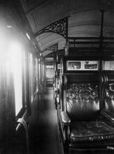 LBSCR First Class Semi-open Coach - Interior