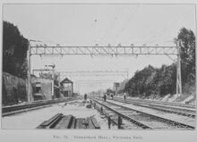 017605 Photograph of trackwork at Streatham hill, Victoria side. (BBJ @ 5m 57ch)